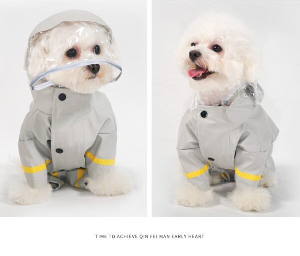 Reflective Raincoat for Small Dogs