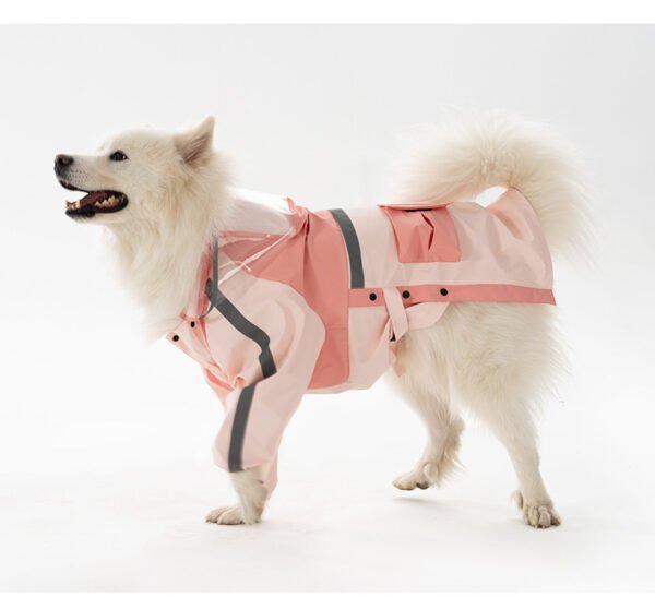 Dog Reflective Waterproof Raincoat