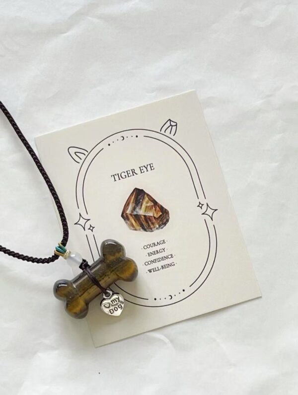 Tiger Eye Natural Crystal Necklace